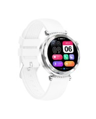 SMARTWATCH J13 1.19 AMOLED | IP68 | DEPORTES | PLATA/BLANCO XO