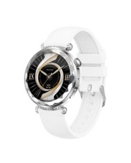 SMARTWATCH J13 1.19 AMOLED | IP68 | DEPORTES | PLATA/BLANCO XO