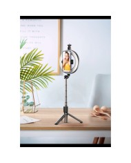 TRIPODE + PALO SELFIE BLUETOOTH + LUZ SS12 XO