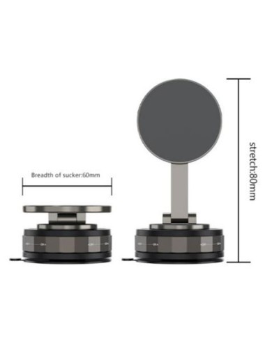 SOPORTE COCHE POR VACIO MAGNETICO COMPACTO C176 XO