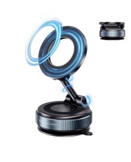 SOPORTE COCHE SMARTPHONE POR VACIO CON BRAZO / MAGNETICO C169 NEGRO XO