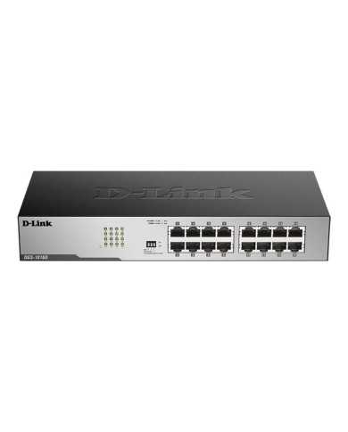 SWITCH D-LINK GIGABIT 16 PORTS DGS-1016D RACK