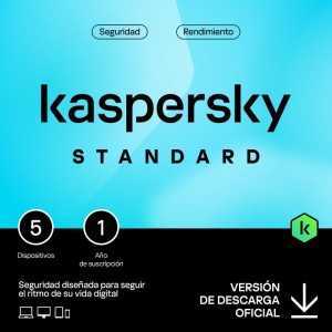 ANTIVIRUS KASPERSKY STANDARD 1YEAR 5L PC/MAC/ANDROID/IOS L.ELECTRONICA