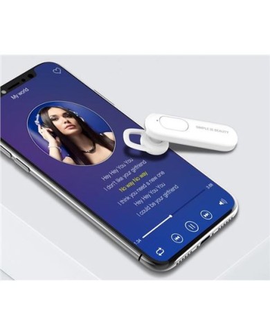 AURICULAR BE4 BLUETOOTH BLANCO XO