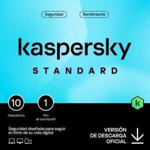 ANTIVIRUS KASPERSKY STANDARD 1YEAR 10L PC/MAC/ANDROID/IOS L.ELECTRONICA