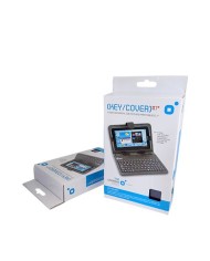 FUNDA KEYCOVER PARA TABLETS 7 CON TECLADO ROSA CROMAD