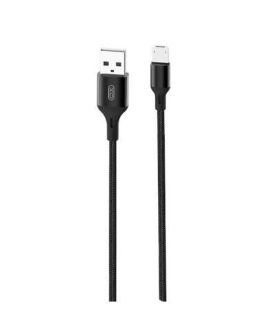 CABLE NB143 CORDON USB - MICRO USB | 2.4A | 2 MTR | NEGRO XO
