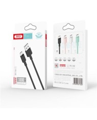 CABLE NB156 SILICONA USB - MICRO USB | 2.4A | 1 MTR | NEGRO XO