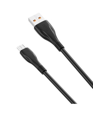 CABLE NB185 CARGA RAPIDA USB - MICRO USB | 6A | 1 METRO | NEGRO XO