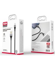 CABLE NB188 CARGA RAPIDA SLIM USB - MICRO USB | 2.4A | 1 METRO XO