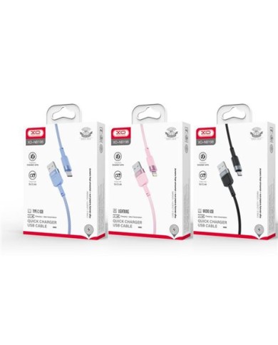 CABLE NB198MC CARGA RAPIDA 2.4A MICRO USB A USB | 1 METRO | NEGRO