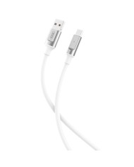 CABLE NB251 CARGA RAPIDA USB - MICRO USB | 6A | 1 METRO | BLANCO XO
