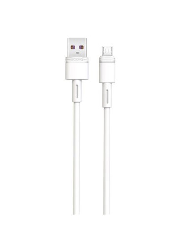 CABLE NBQ166 CARGA RAPIDA USB - MICRO USB | 5A | 1 METRO | BLANCO XO