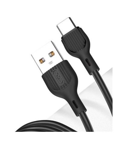 CABLE 2.1A USB A TIPO C 2 METROS NEGRO NB200 XO