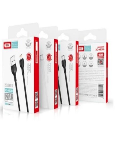 CABLE 2.1A USB A TIPOC 1 METRO BLANCO NB200 XO