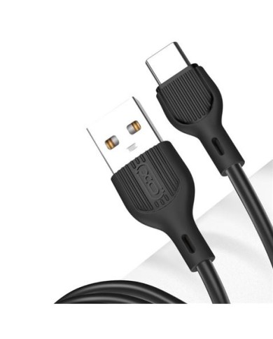 CABLE 2.1A USB A TIPOC 1 METRO NEGRO NB200 XO
