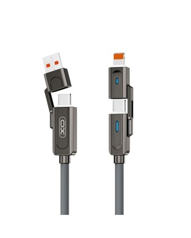 CABLE 4 EN 1 60W USB - C / USB-C / LIGHTNING / USB-A