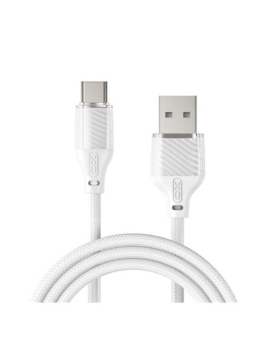 CABLE DE CARGA 6A USB A TIPOC 1 METRO BLANCO XO