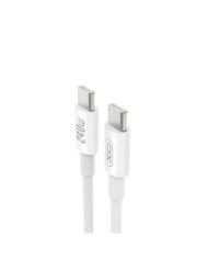 CABLE DE CARGA TIPO C TIPO C 240W BLANCO XO