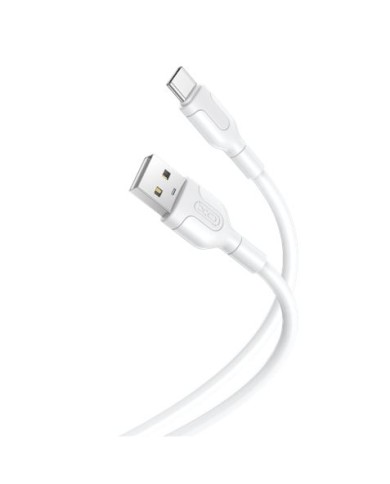 CABLE NB212 SILICONA USB - TIPO C | 2.1A | 1 MTR | BLANCO XO
