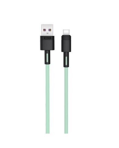 CABLE NBQ166 CARGA RAPIDA USB - TIPO C | 5A | 1 METRO | VERDE XO