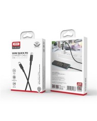 CABLE NBQ199 TIPO C 100W | NEGRO 1.5MTR XO