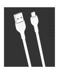 CABLE 2.1A USB A LIGTHNING 1 METRO BLANCO NB200 XO