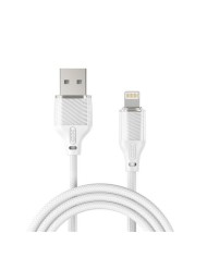 CABLE DE CARGA 6A USB A LIGTHNING 1 METRO BLANCO XO