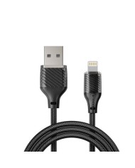CABLE DE CARGA 6A USB A LIGTHNING 1 METRO NEGRO XO