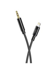 CABLE LIGHTNING - MINI JACK 3.5MM 1 METRO NEGRO XO