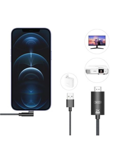 CABLE LIGHTNING A HDMI 1080P HD GB008 XO