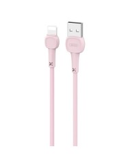CABLE NB132 CARGA RAPIDA USB - LIGHTNING | 2A | 1 METRO | ROSA XO