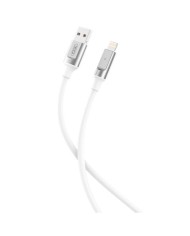 CABLE NB251 CARGA RAPIDA USB - LIGHTNING | 6A | 1 METRO | BLANCO XO