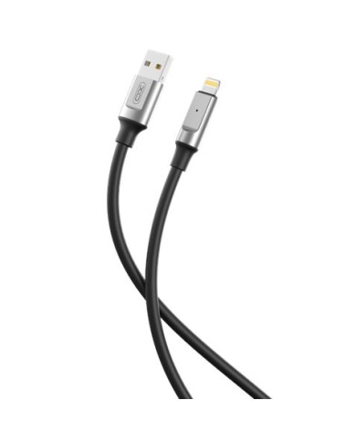 CABLE NB251 CARGA RAPIDA USB - LIGHTNING | 6A | 1 METRO | NEGRO XO
