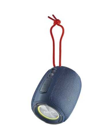 ALTAVOCES NGS ROLLER NITRO RGB PORTATIL WATERPROOF IPX5/BT/USB/AUX BLUE