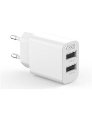 CARGADOR DOBLE PUERTO USB CARGA RAPIDA 10W L109 XO