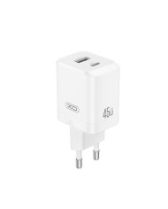 CARGADOR USB+USB-C 45W CE36 BLANCO XO