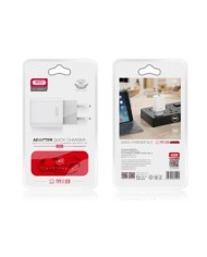 PACK CARGADOR CORRIENTE L85D 18W + CABLE LIGHTNING BLANCO XO