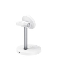 CARGADOR INALAMBRICO MAGNETICO 3 EN 1 CX038 BLANCO XO