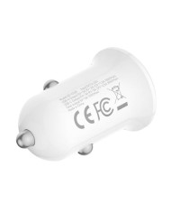 CARGADOR COCHE 2USB 30W BLANCO XO