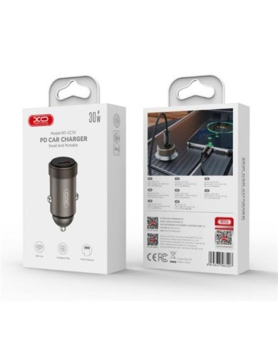 CARGADOR COCHE 30W TIPO C CC70 XO