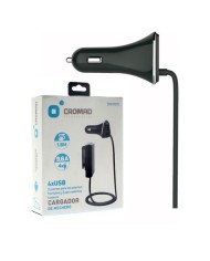 CARGADOR DE MECHERO 9.6A 4 X USB NEGRO CROMAD