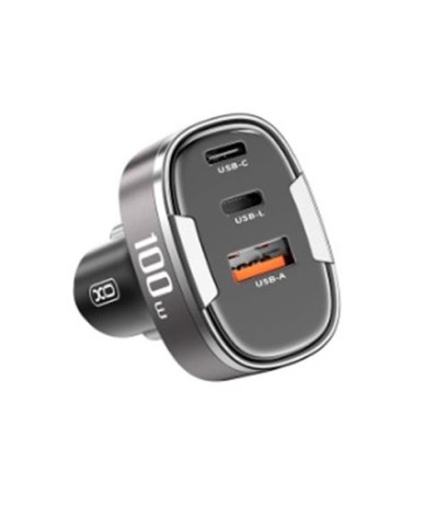 CARGADOR MECHERO CC61 3XUSB 100W XO