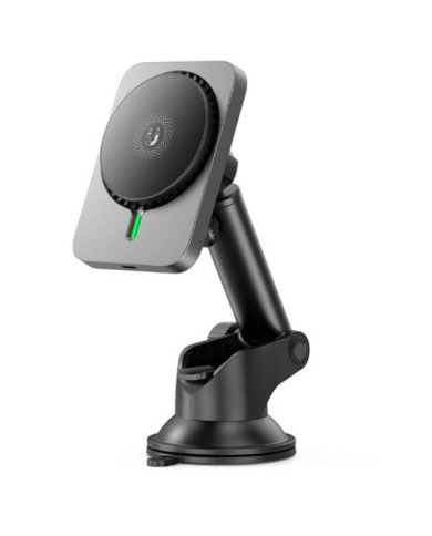 SOPORTE IMANTADO CON BASE DE CARGA INALAMBRICA 15W CX018 XO