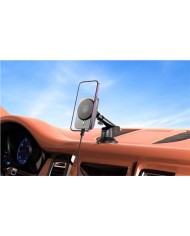 SOPORTE IMANTADO CON BASE DE CARGA INALAMBRICA 15W CX018 XO