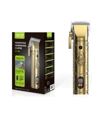 CORTAPELO BATERIA METAL BARBERO CON DISPLAY G-1481 GREEN