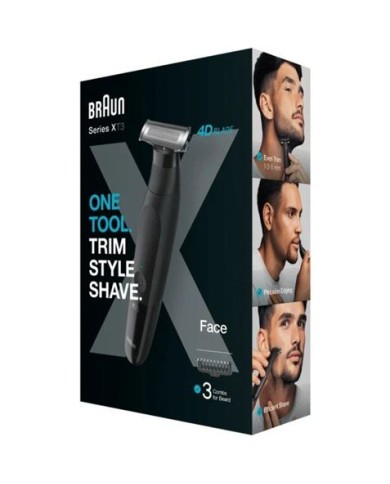 RECORTADORA SERIE X XT3100 CON BATERIA 3 ACCESORIOS BRAUN