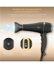 SECADOR DE PELO IONICO PROFESIONAL 2200W NEGRO Y DORADO GKL