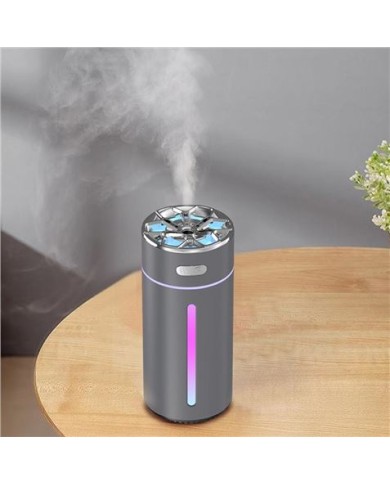 HUMIDIFICADOR PORTATIL CON RGB HF09 PLATA XO