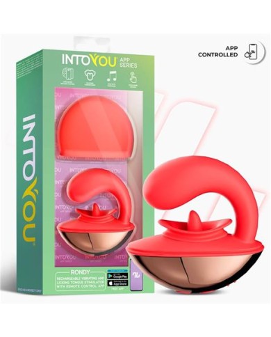 ESTIMULADOR CLITORIS CON VIBRADOR Y LENGUA RONDY INTOYOU
